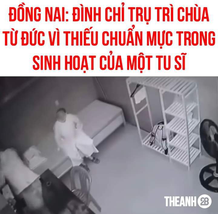 Thích Nhuận Nghi  trụ trì chùa Từ Đức phá giới với tăng ni (Sư thầy và ni sư cùng nhau bắt ma trong phòng riêng)