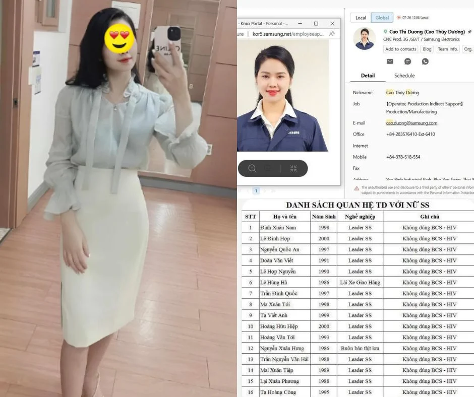 Cao Thùy Dương Samsung Thái Nguyên làm 19 anh nhiễm HIV link xem trực tiếp